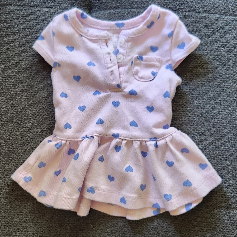 Pink & purple baby dress